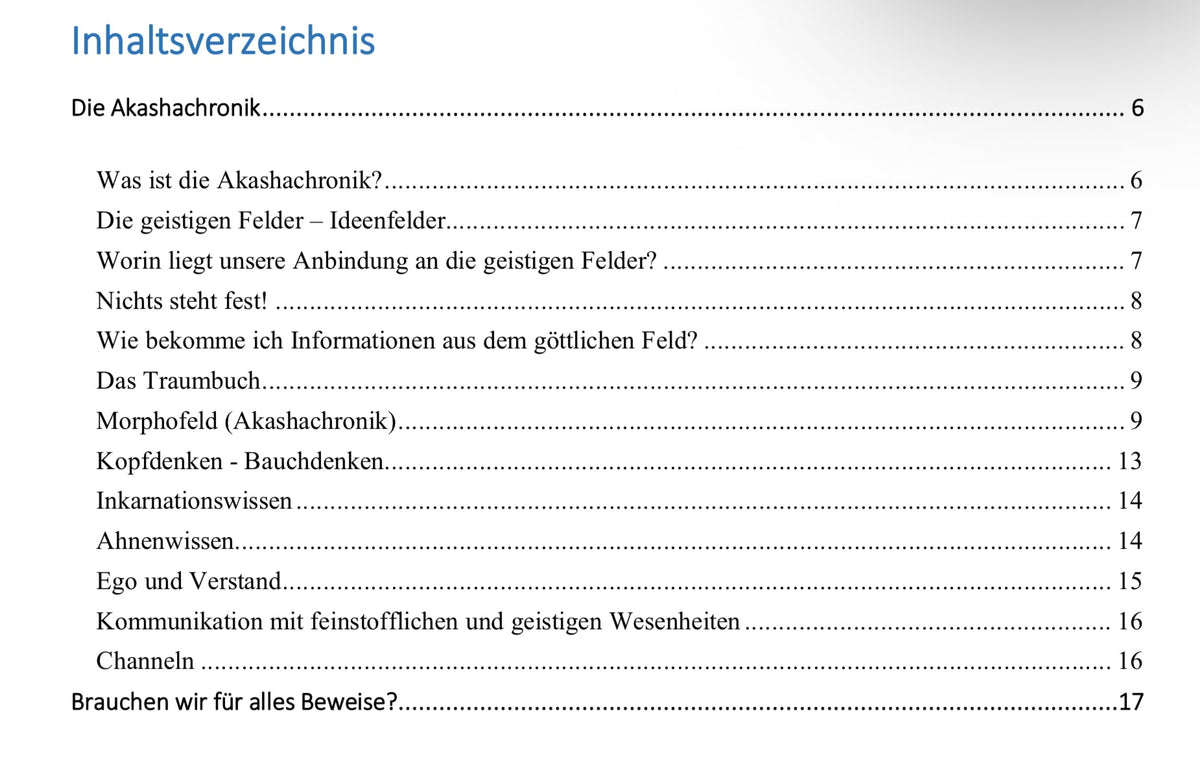 Magazin "Wedischer Studienkreis" Nr.29